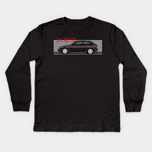 My drawing of the iconic red classic sports car Kids Long Sleeve T-Shirt